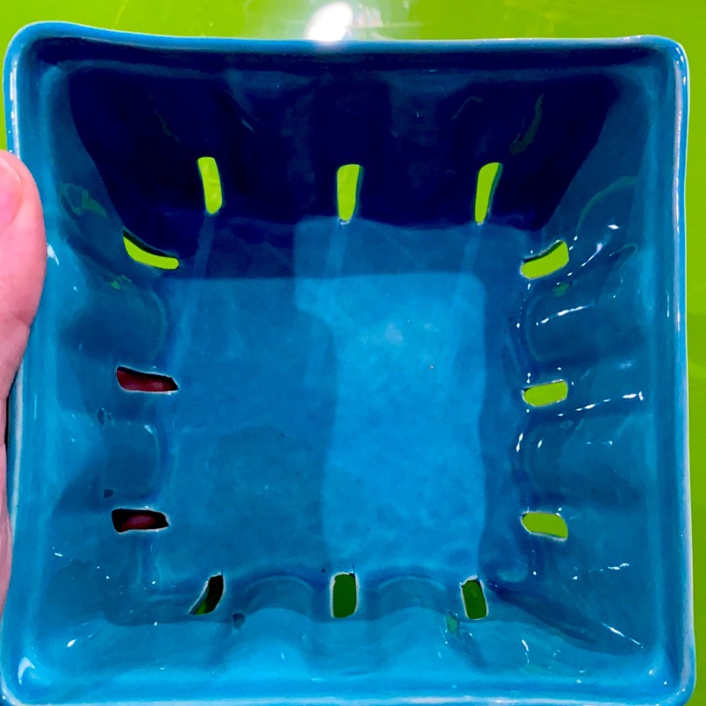 Custom fruit dish made by Donna’s hands